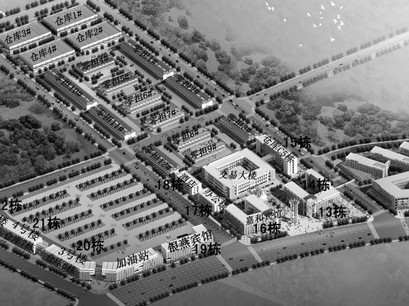 基地平面分布栋号